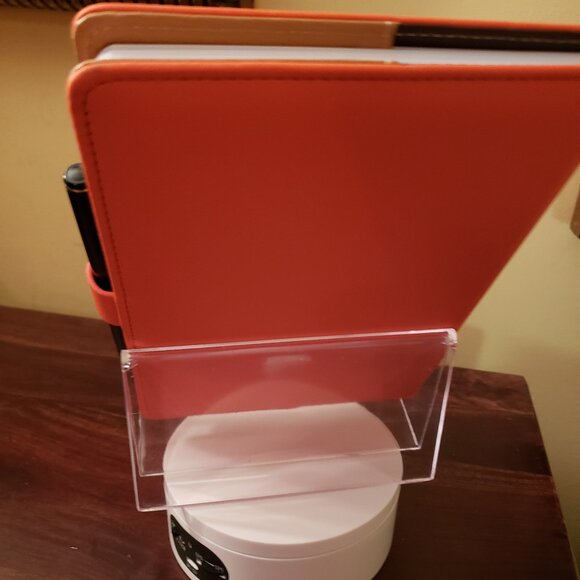 New Hermes Orange Notebook Journal with Magnetic Closure and Hermes Pen - Picture 9 of 11